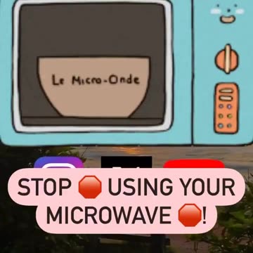 Stop microwaving your food!