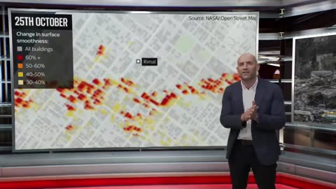 🚨WATCH: Satellite radar analysis reveals that Israel has escalated its bombing