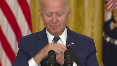 Biden acting...