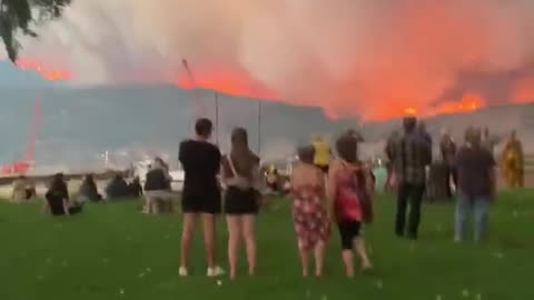 Kelowna BC is now on fire