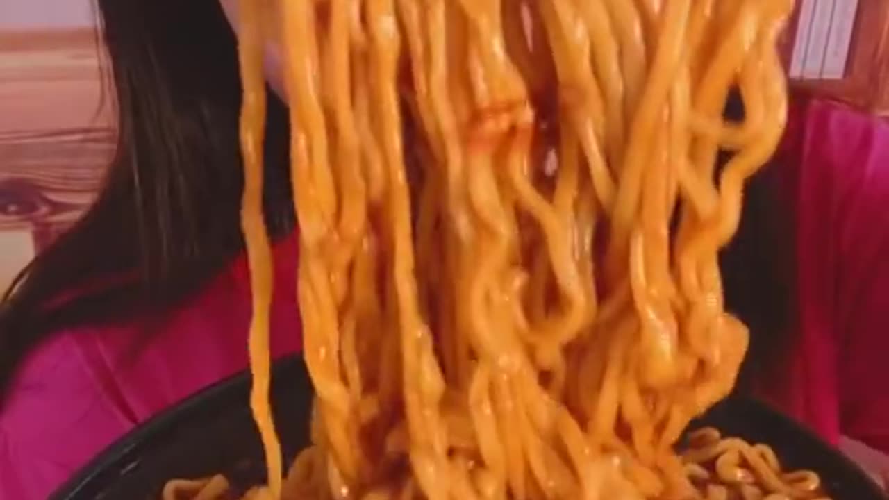 ASMR Chinese Girl Eating Fast food, Chinese Girl Eating food, Korean Street food