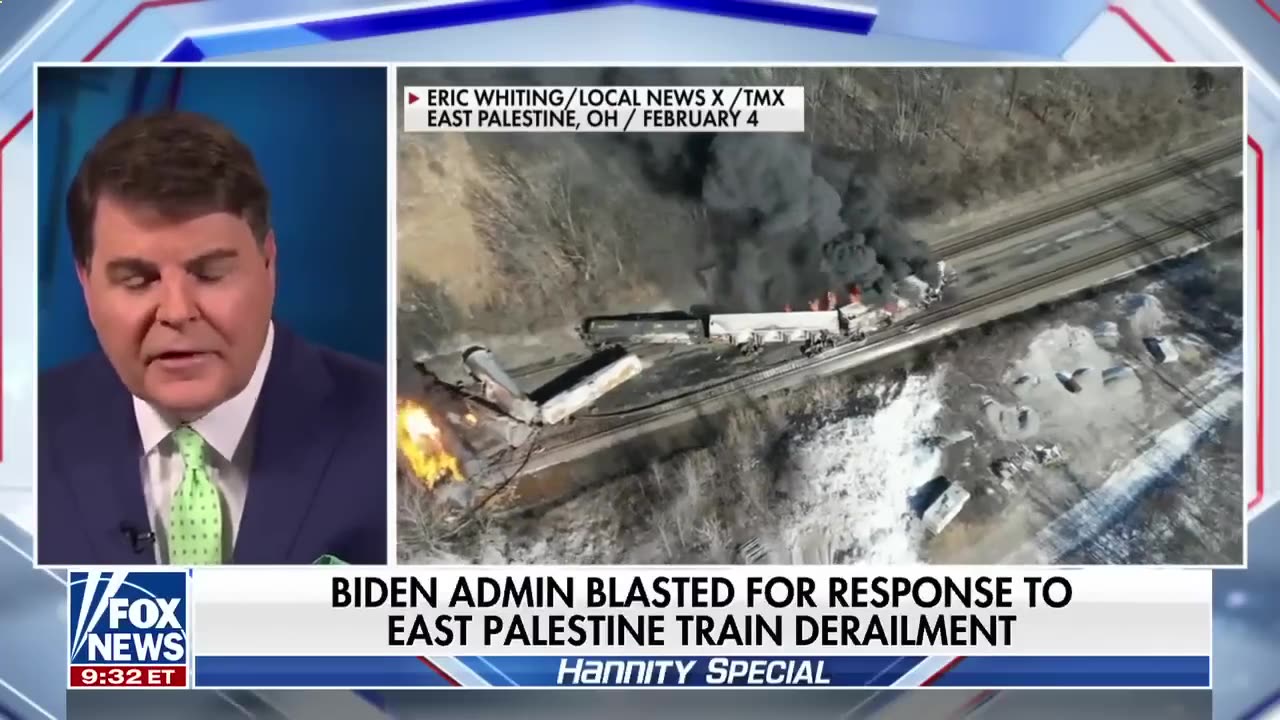 Biden admin abandons Ohio amid train derailment disaster