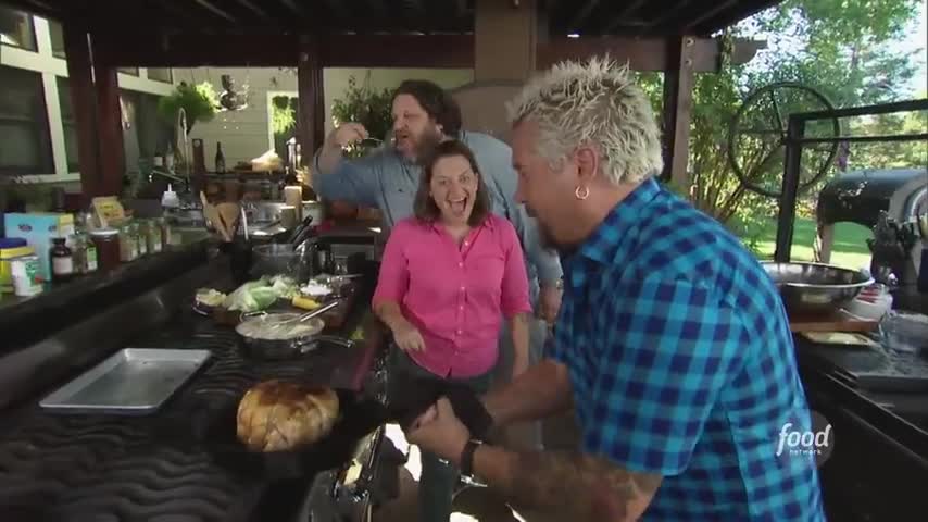 3_Guy Fieri's Pan-Roasted Turchetta Guy's Big Bite Food Network