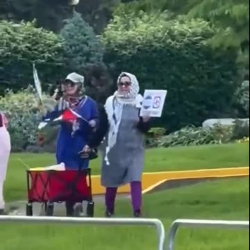 Muslim Mothers Walk Through Jewish Neighborhood With Swastika's