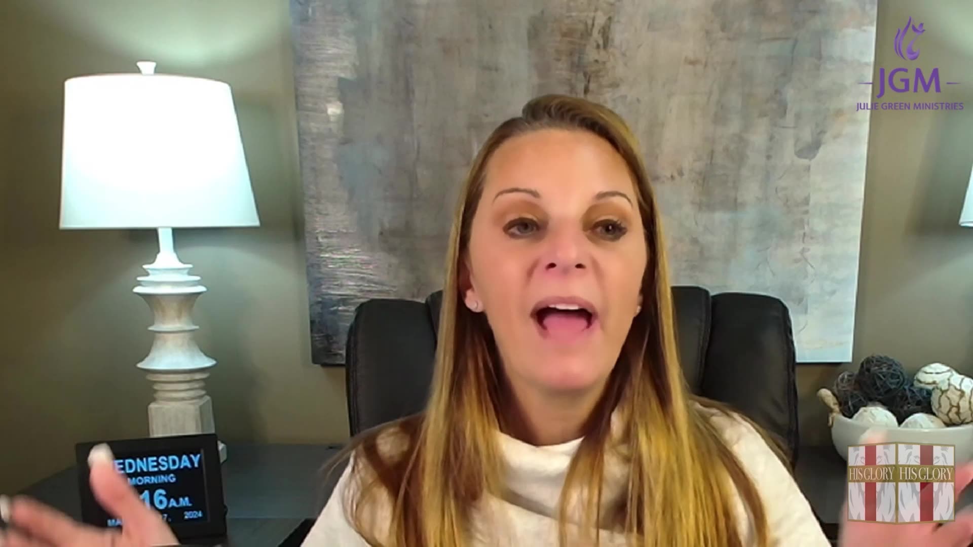 Julie Green Ministries Ep. 69 "TIME IS RUNNING SHORT ON WHAT IT LOOKS