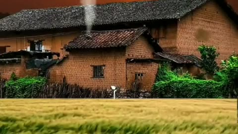 BUTIFULL VILLAGE VIEW || FARMING VIEW