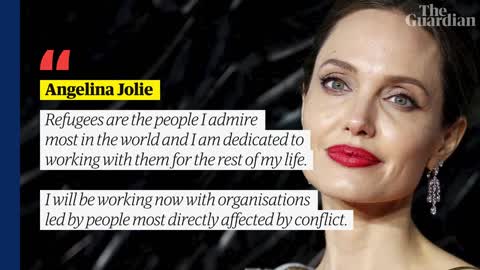 Angelina Jolie steps down as the UN's refugee agency ambassador