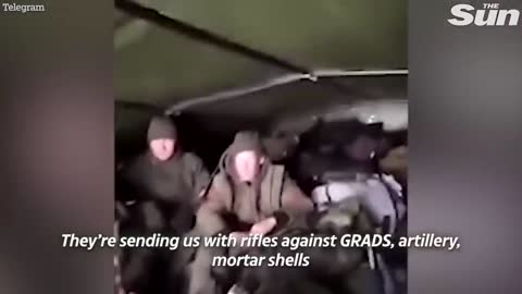 'Russian conscripts' complain of being 'thrown into the st with 1940s rifles tha