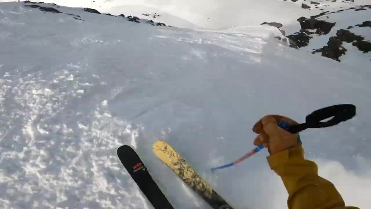 Alta Chutes Line. Remarkables NZ