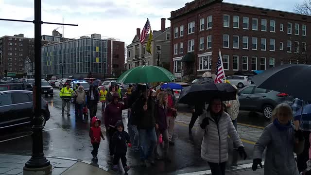 Health Freedom New Hampshire Rally and March in Concord, NH (4-9-22)