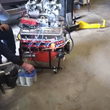 First fire for Baja 454 version 2