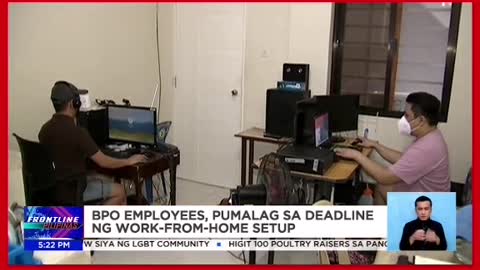 BPO employees, pumalagsa deadline ng WFH setup