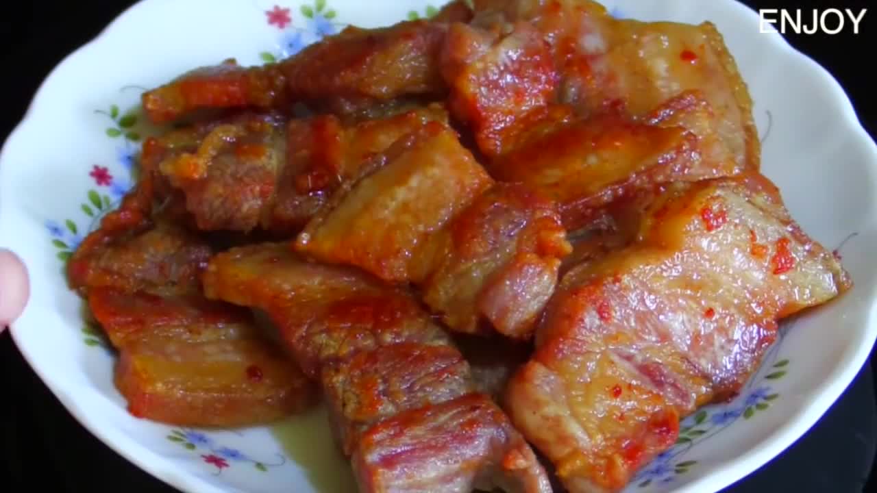 Easy Fried Pork Belly with Salt Recipe