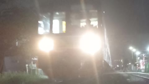 train passing in Indonesia