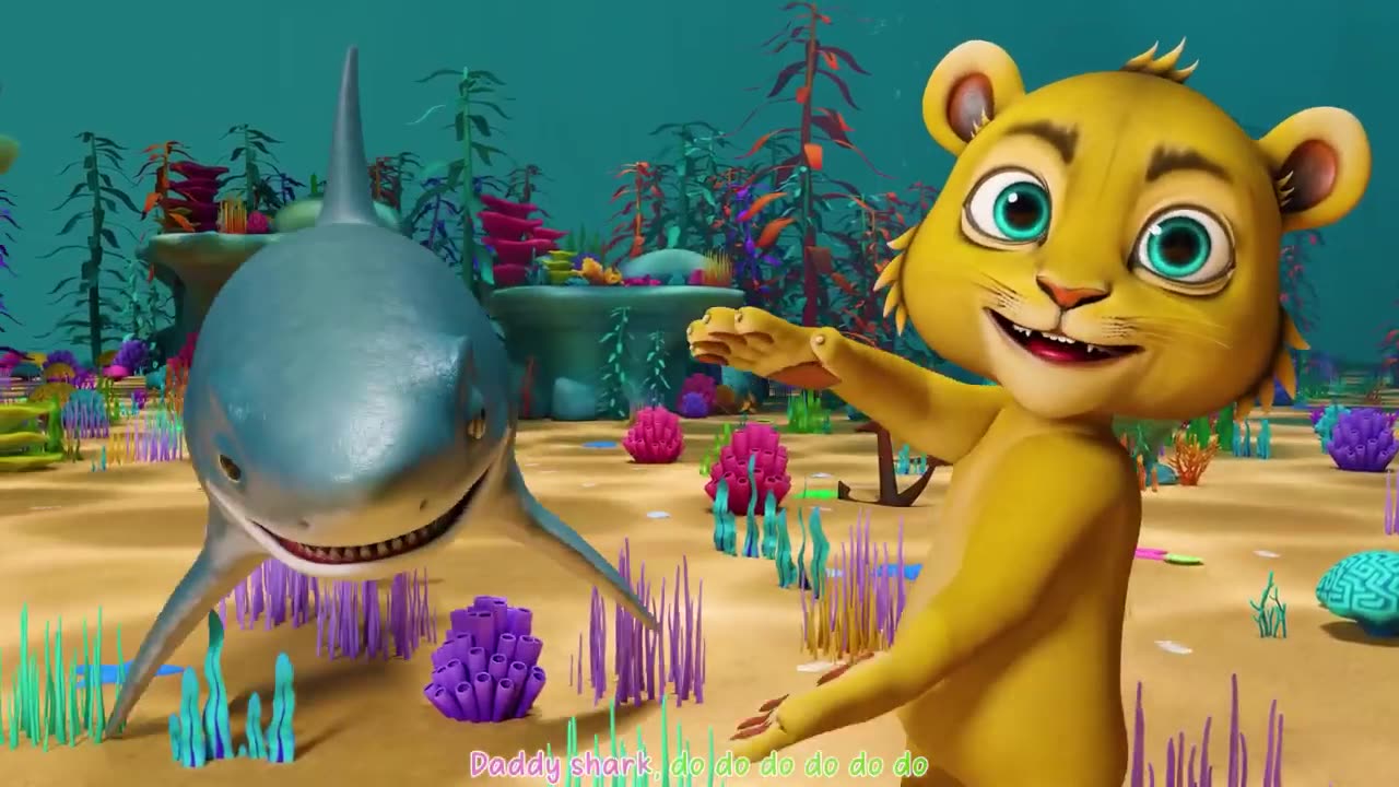 Baby Shark _ Lion _ Baby Shark Doo Doo Doo Doo _ Nursery Rhymes