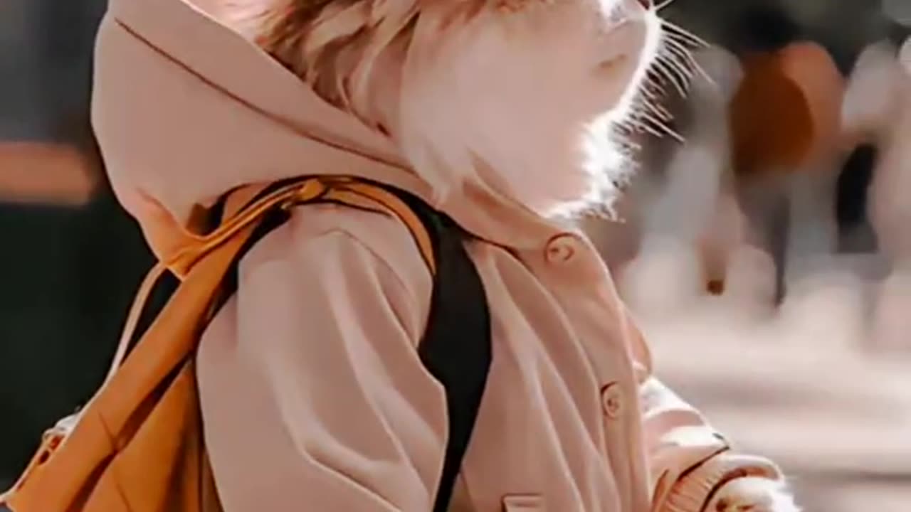 Follow the page to get such videos. how cute 💕 i like cat.