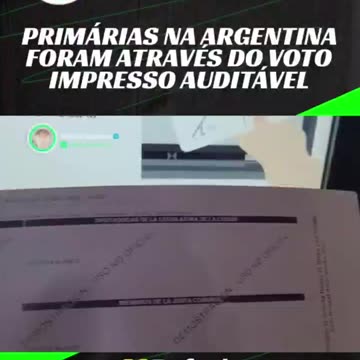 Voto Impresso - Argentina