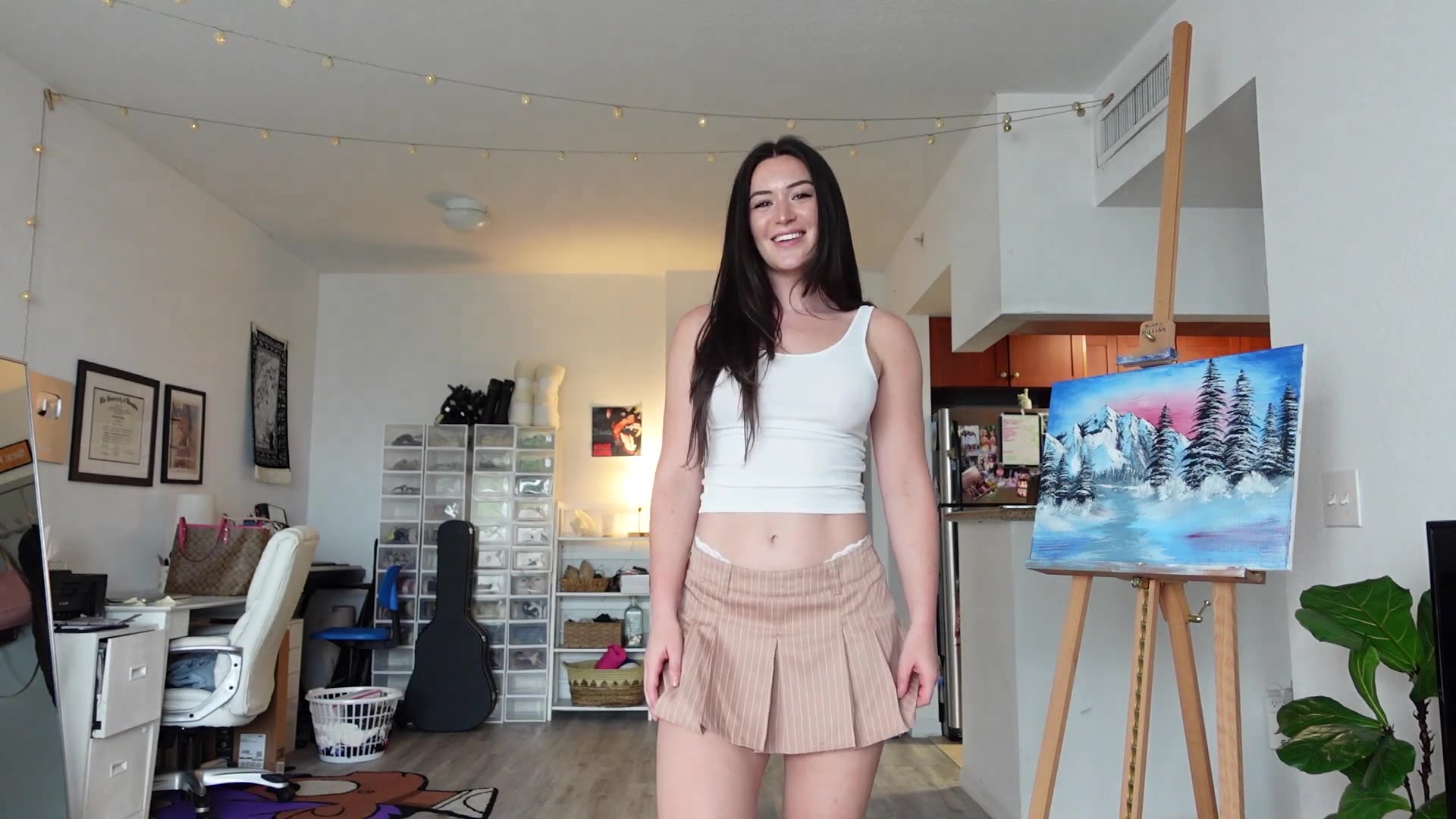 TINY mini skirt try on haul + review