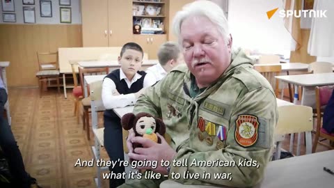 ‘War is scary’: Donbass children send a message to American children