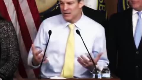 Jim Jordan Walks Up To Podium, Slams Fauci & Biden ...