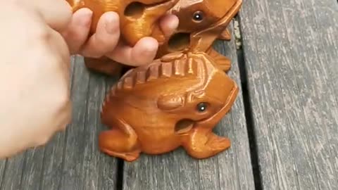 Different Sounds From Wooden Frog