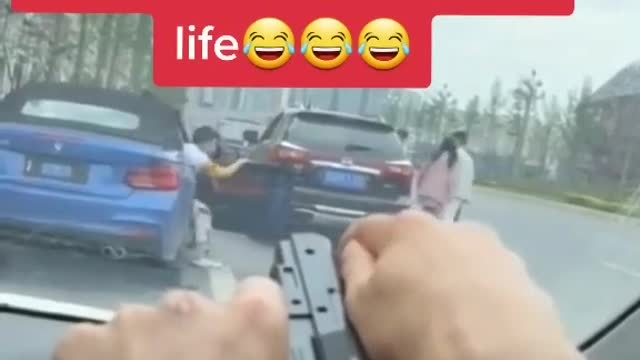 man scares with cell phone pretending to be a weapon 😂🤣