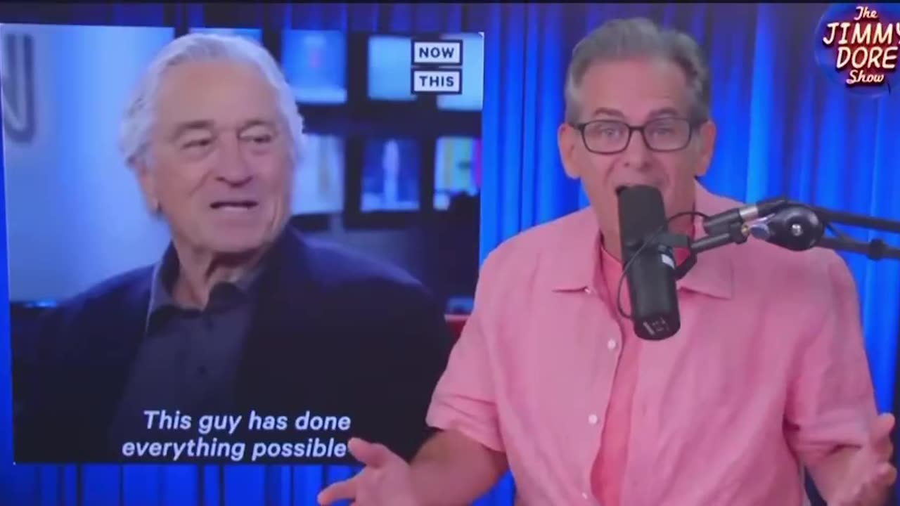 jJmmy Dore blasts Robert De Niro and his praise for the same establishment media