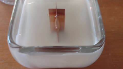 The making of a new candle type and style.