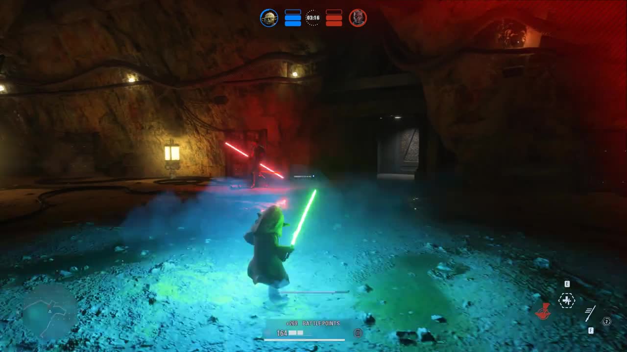 Battlefront 2 - Intense Lightsaber Duels #8 _ Yoda vs Maul _ Season 3