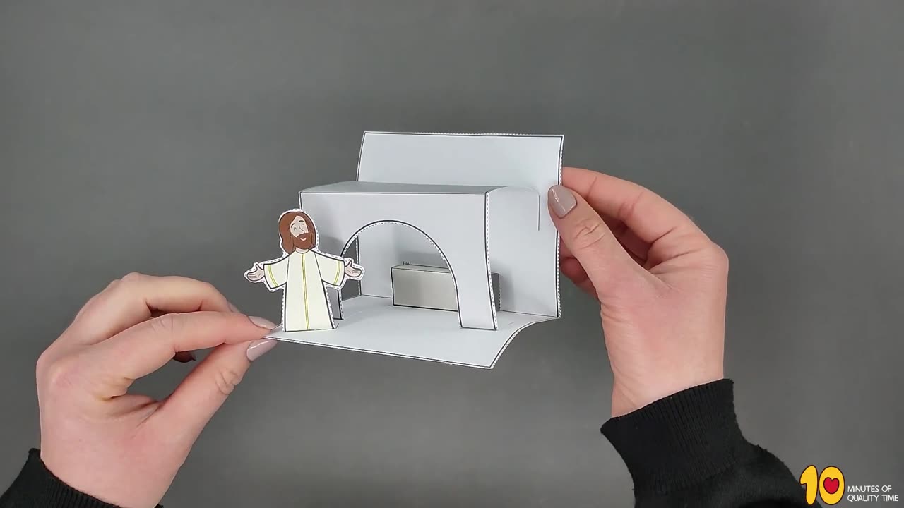 23. Empty Tomb Of Jesus - Easter Craft for Sunday School