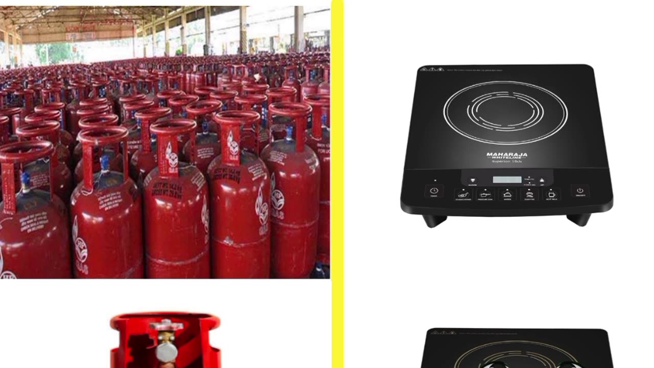 lpg gas vs induction #shorts #viral #lpggas #induction