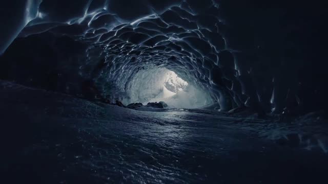 Crossing the Ice Cave