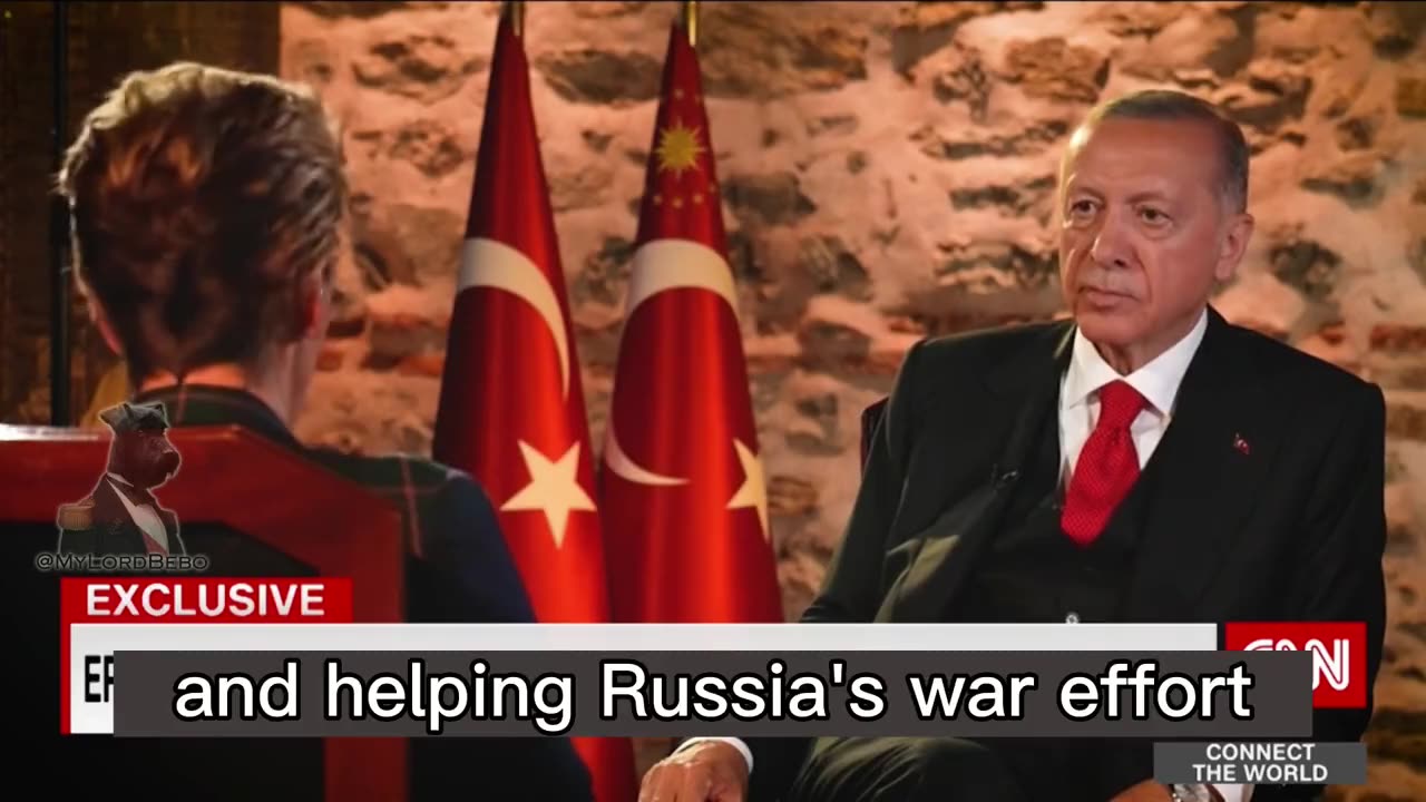 Erdogan's Controversial Remarks in Interview with CNN Reporter Claims on Biden, Russian Sanctions..