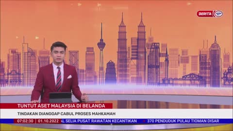 1 OKTOBER 2022 -BERITA PAGI-TUNTUT ASET MALAYSIA DI BELANDA