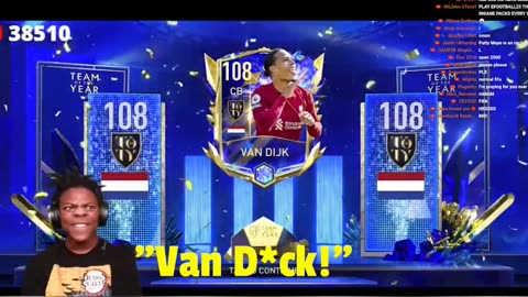 IShowSpeed mispronounces Van Dijk