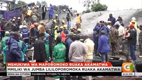 Mmiliki wa jumba lililoporomoka Ruaka akamatwa