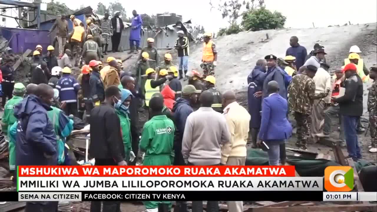 Mmiliki wa jumba lililoporomoka Ruaka akamatwa