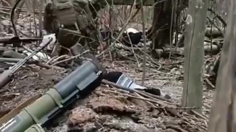 Looting an Area After Russians Flee