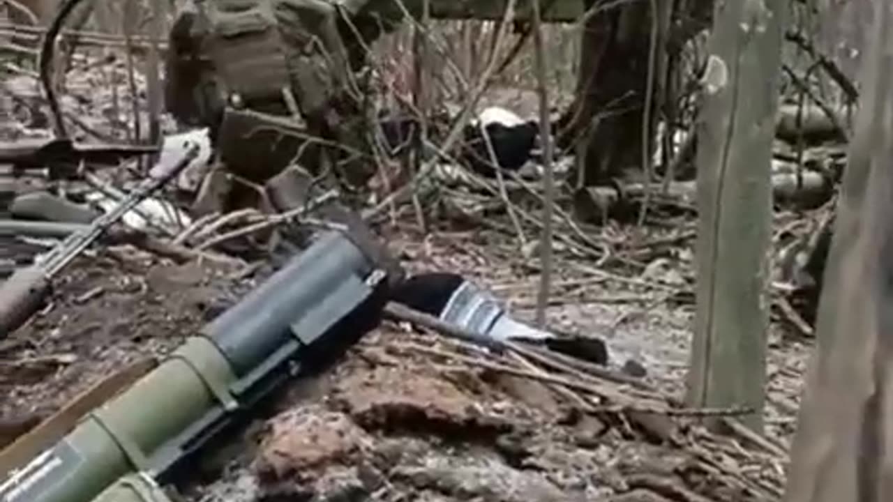 Looting an Area After Russians Flee