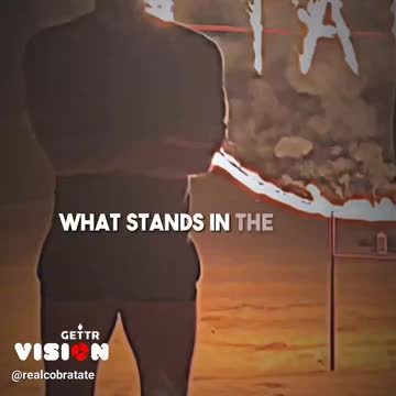 "OBSTACLE IS THE WAY" - ANDREW TATE