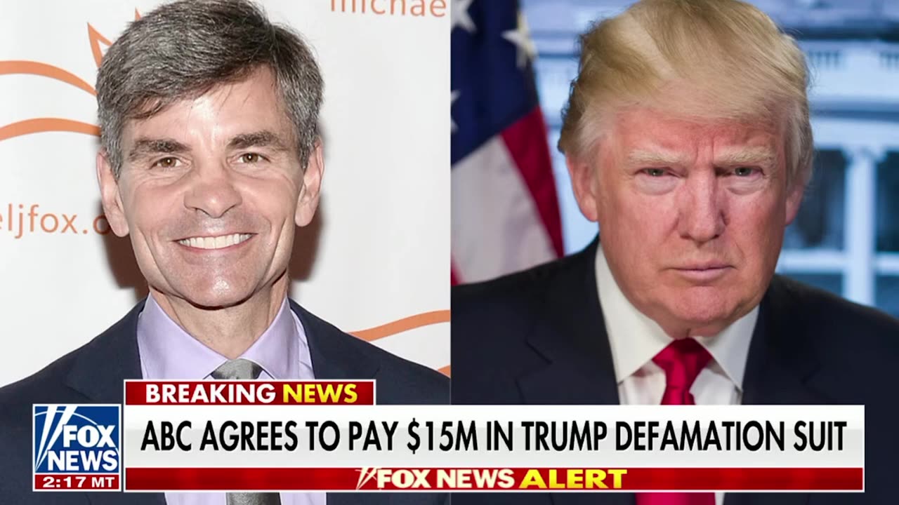 MSM mouthpiece George Stephanopoulos agrees to apologize to Trump, settle defamation lawsuit