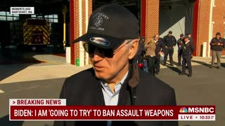 Biden Is 'Going To Try' To Ban Assault Weapons