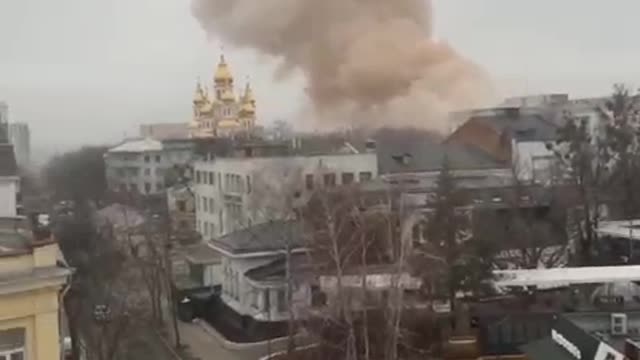 Something happened in the center of Kharkov