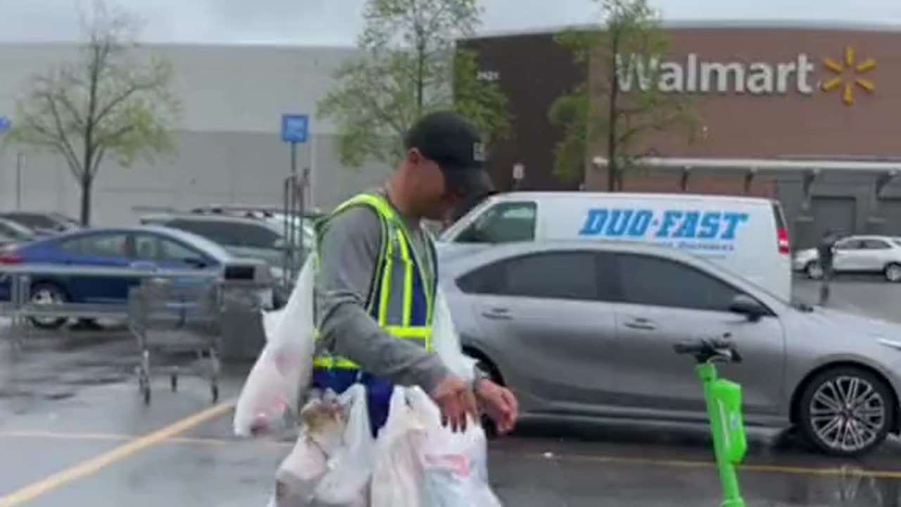 "I got this!" ~ Shopping Bag Man....