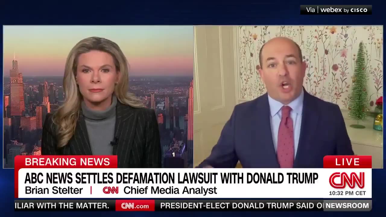 CNN’s Brian Stelter on Trump’s huge legal victory over ABC News: