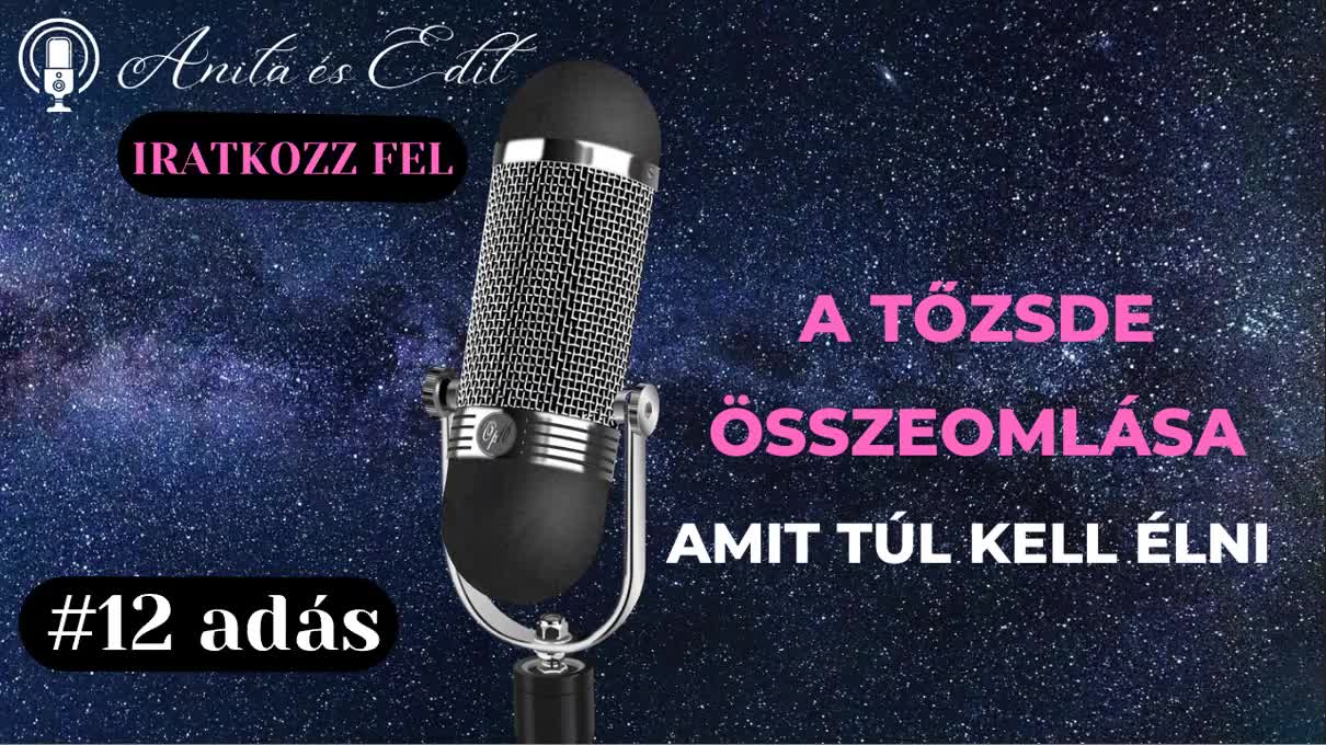 A tőzsde összeomlása, amit túl kell élni.