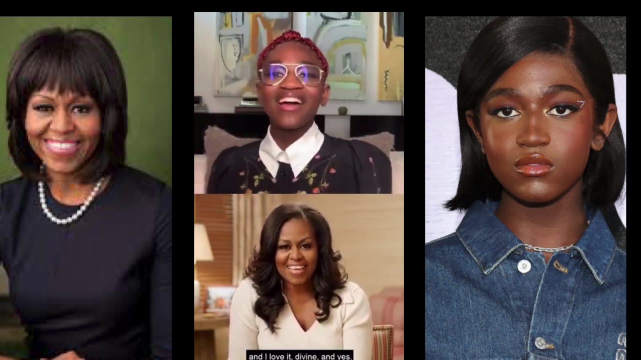 Michelle Obama & Zaya Wade Chat