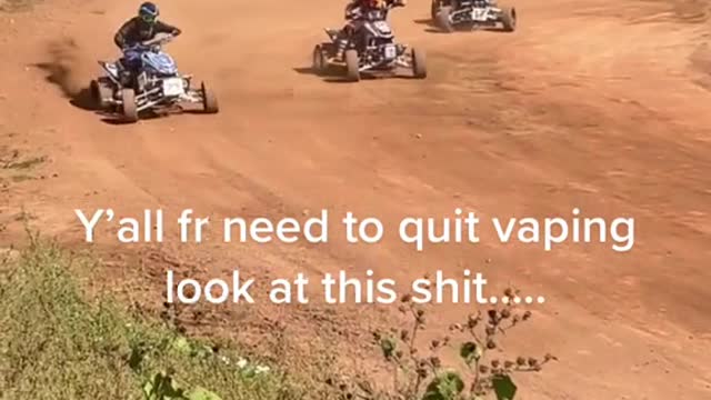 Y'all fr need to quit vaping look at this shit...