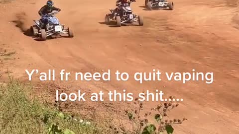 Y'all fr need to quit vaping look at this shit...