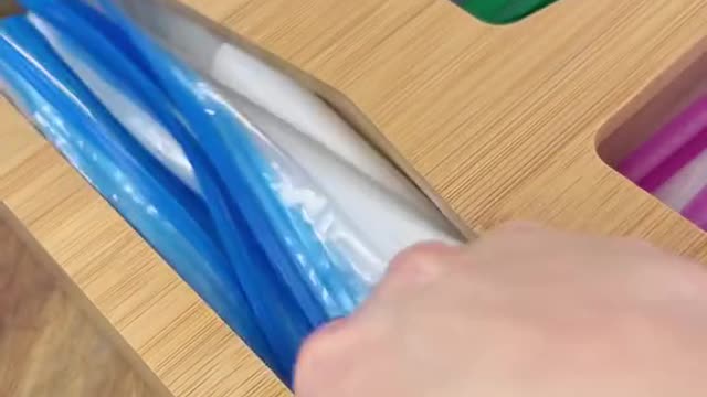 Doing some ziplock bag restocking!